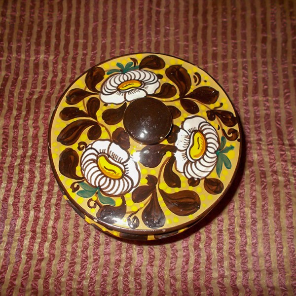 Biscottiera con Coperchio in Ceramica
